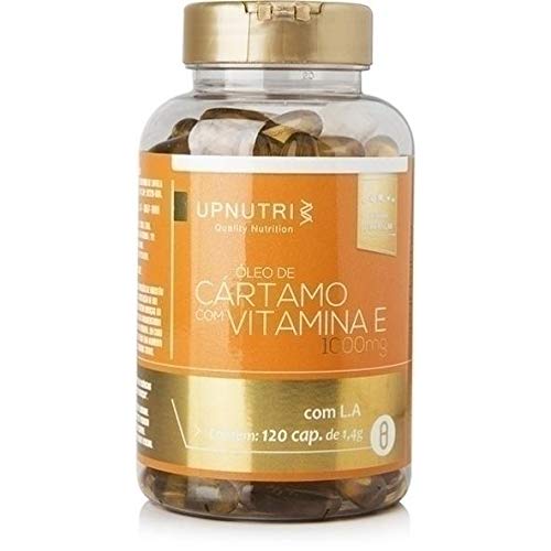 Óleo de Cártamo com Vitamina E, 1000mg, 120 Cápsulas - Upnutri