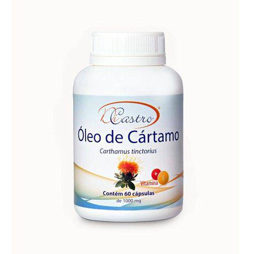 Óleo de Cártamo com Vitamina e - 60 Cáps./1000mg - Dicastro