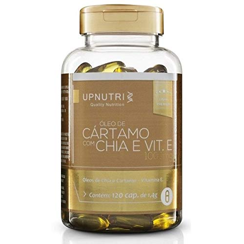 Oleo de Cartamo e Oleo de Chia - 120 Caps. 1000mg - Upnutri