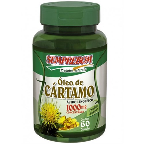Óleo de Cartamo - Semprebom - 60 Cap-1000 Mg