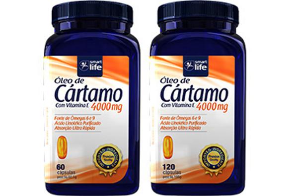 Óleo de Cártamo Vitamina e 120 Cápsulas - SMART LIFE
