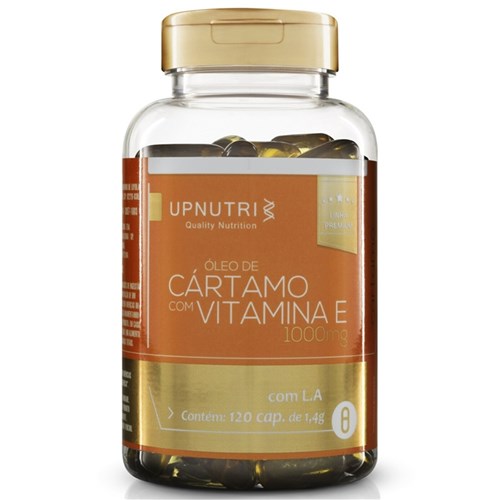 Óleo de Cártamo + Vitamina e (120 Cápsulas) UpNutri