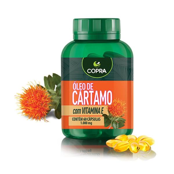 Óleo de Cártamo + Vitamina e 60 Cápsulas - Copra
