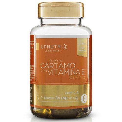 Óleo de Cártamo + Vitamina e (60 Cápsulas) Upnutri
