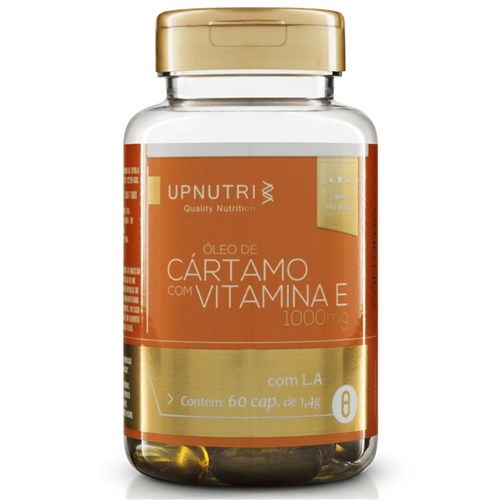 Óleo de Cártamo + Vitamina e (60 Cápsulas) UpNutri