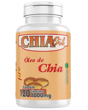 Óleo de Chia - 120 Cáps 1000 Mg Melcoprol