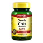 Óleo De Chia 500mg - 60 Cáps. (maxinutri)