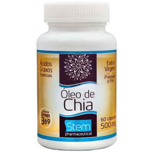 Óleo de Chia 500mg - 60 Cápsulas - Stem Pharmaceutical