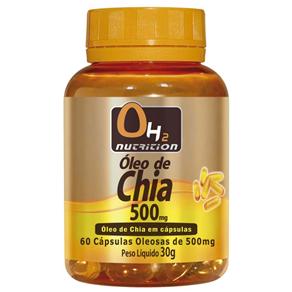 Óleo de Chia 500mg Oh2 Nutrition - 60 Softgels