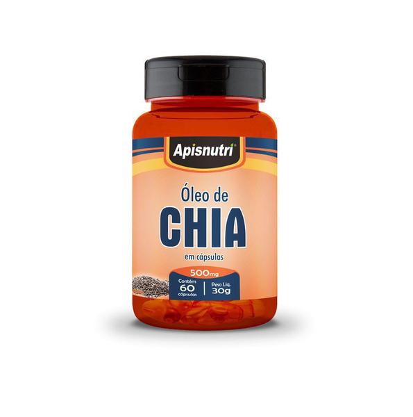 Óleo De Chia - 60 Cápsulas - Apisnutri