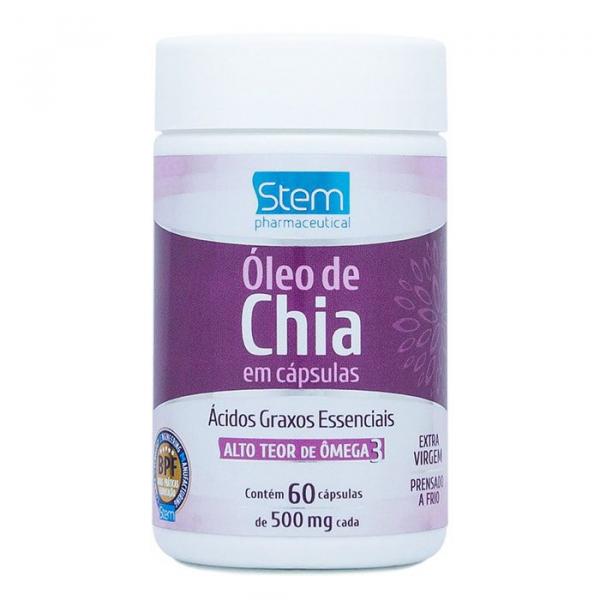 Óleo de Chia - 60 Cápsulas - Stem Pharmaceutical