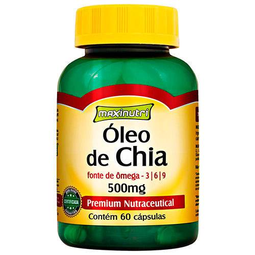 Óleo de Chia 60cps - Maxinutri