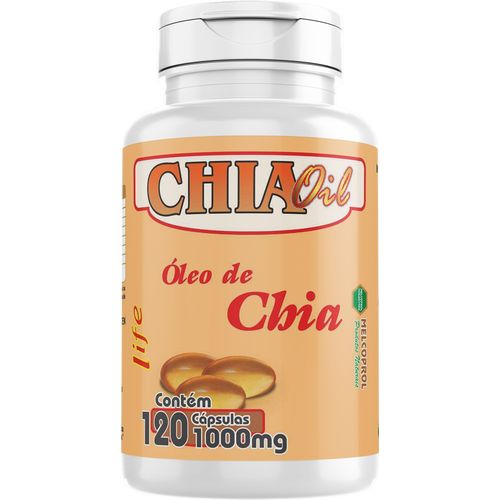 Oleo de Chia Oil 120CAPS 1000MG Emagrecedor Lifesuplementos - MELCOPROL