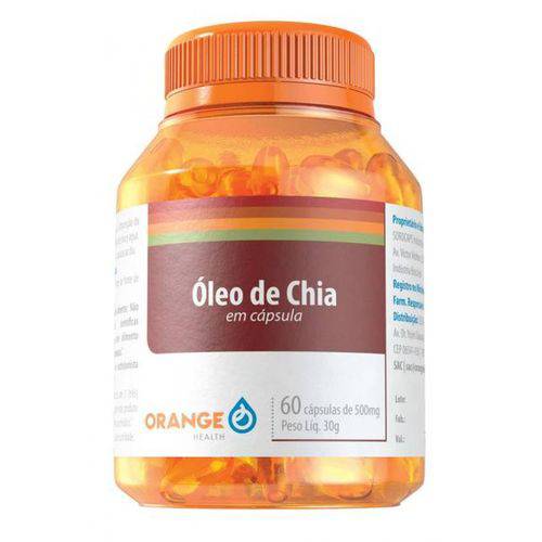 Óleo de Chia - Orange - 60 Capsulas - 500mg