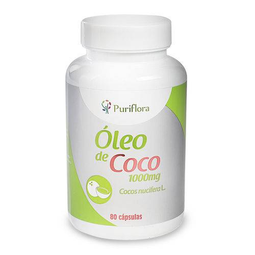 Óleo de Coco 1.000mg - 80 Cápsulas