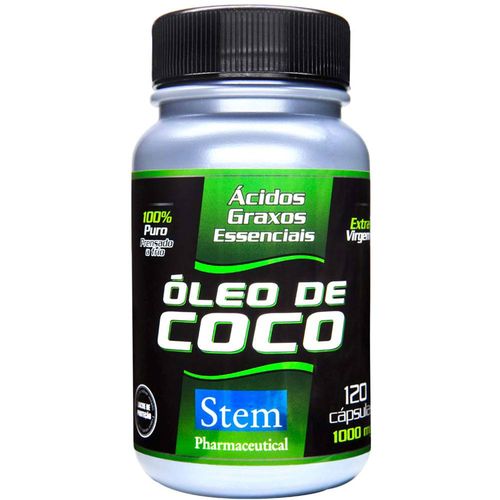 Óleo de Coco - 120 Cápsulas - Stem Pharmaceutical