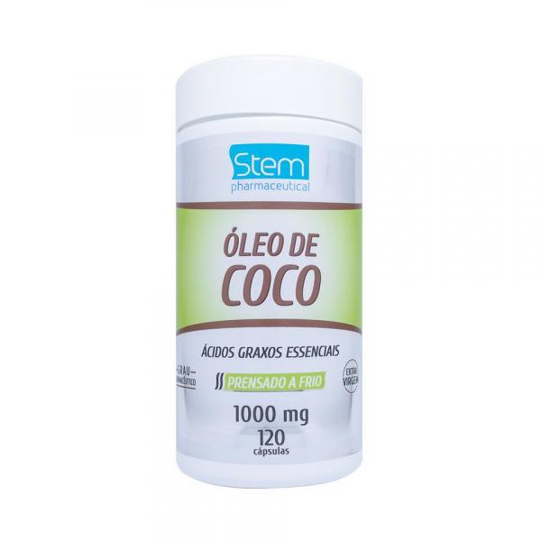 Óleo de Coco - 1000mg - 120 Cápsulas - Stem Pharmaceutical