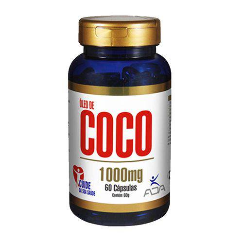 Óleo de Coco 1000mg 60 Cápsulas - Ada