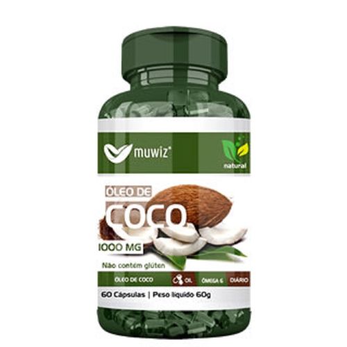 Óleo de Coco - 1000mg / 60 Cápsulas