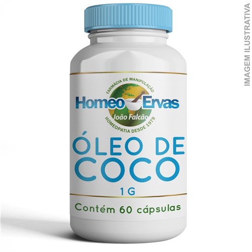 Óleo de Coco 1G - 60 Cápsulas