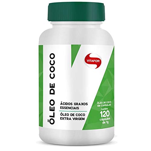 Óleo de Coco 1g Soft Gel Vitafor 120 Cápsulas