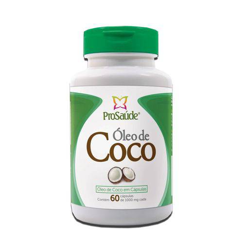 Oleo de Coco 60 Caps 1000mg ProSaúde