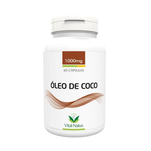 Óleo de Coco - 60 Cápsulas de 1000mg - Vital Natus