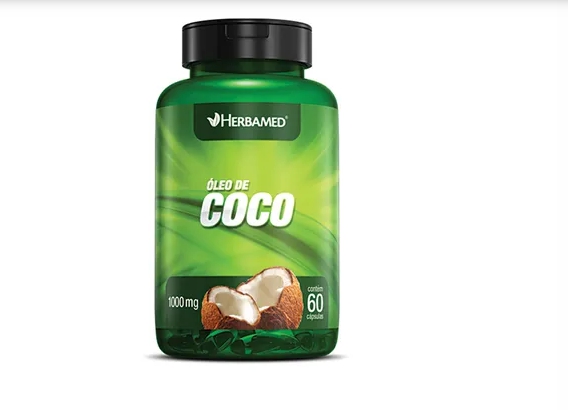 Óleo de Coco - 60 Cápsulas - Herbamed