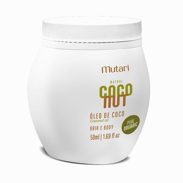 Oleo de Coco Coconut Pure Organic 50ml - Mutari