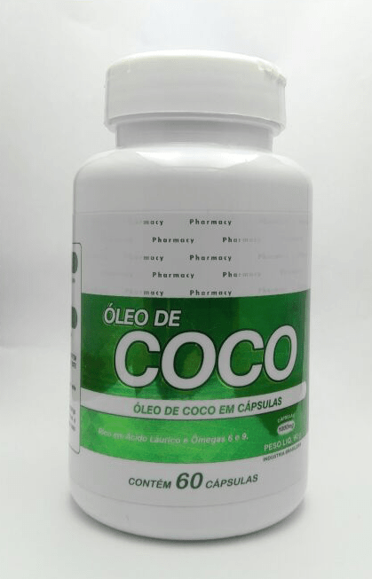 Óleo de Côco com 60 Cápsulas