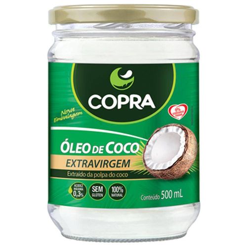 Óleo de Coco Copra Extra Virgem, 500ml