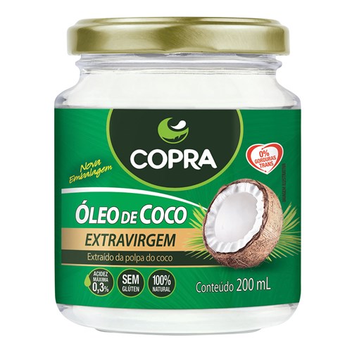 Óleo de Coco Copra Extravirgem 200Ml
