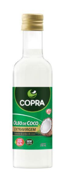 Óleo de Coco COPRA Extravirgem Sem Glúten 250mL