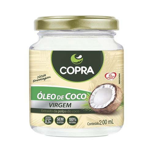 Óleo de Coco Copra Virgem, 200ml