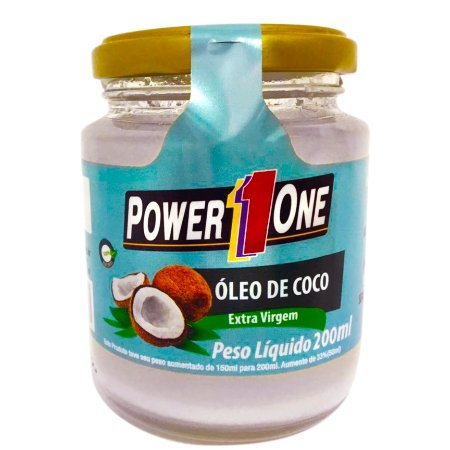 Oleo de Coco Extra Virgem (200 Ml) - Power One