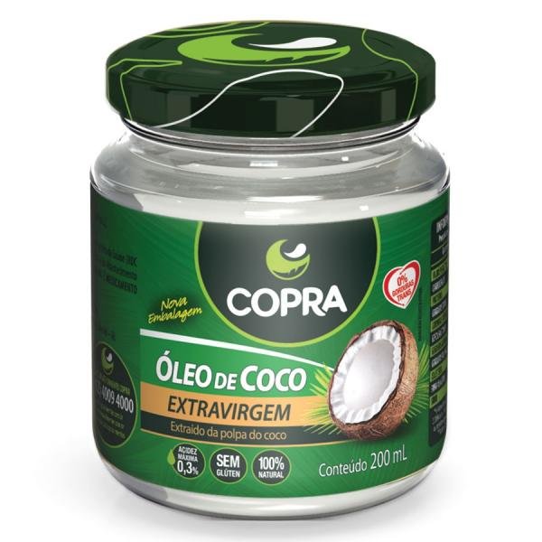 Óleo de Coco Extra Virgem 200Ml - Copra