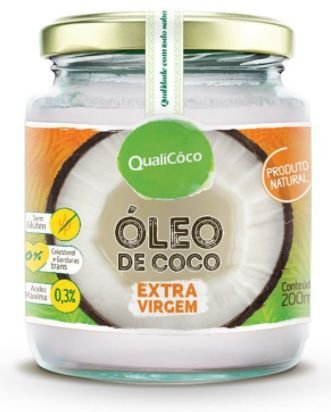 Óleo de Coco Extra Virgem 200ml Qualicôco