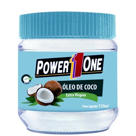 Oleo de Coco Extra Virgem (150 Ml) - Power One