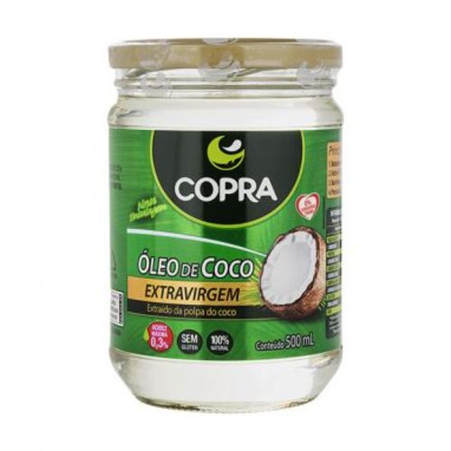 Óleo de Coco Extra Virgem 500 Ml - Copra