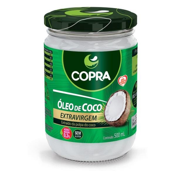 Óleo de Coco Extra Virgem 500Ml - Copra