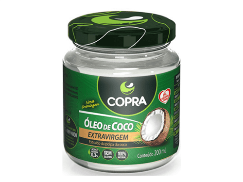Óleo de Coco Extra Virgem Copra 200 Ml