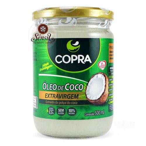 Óleo de Coco Extra Virgem Copra 500 Ml