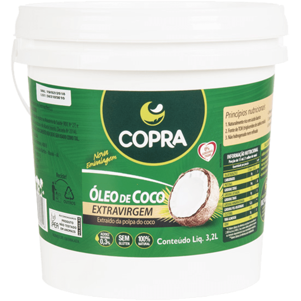 Oleo de Coco Extra-Virgem 3,2L Copra