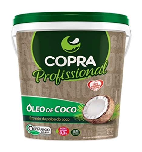 Óleo de Coco Extra Virgem Orgânico Balde 3,2L - Copra