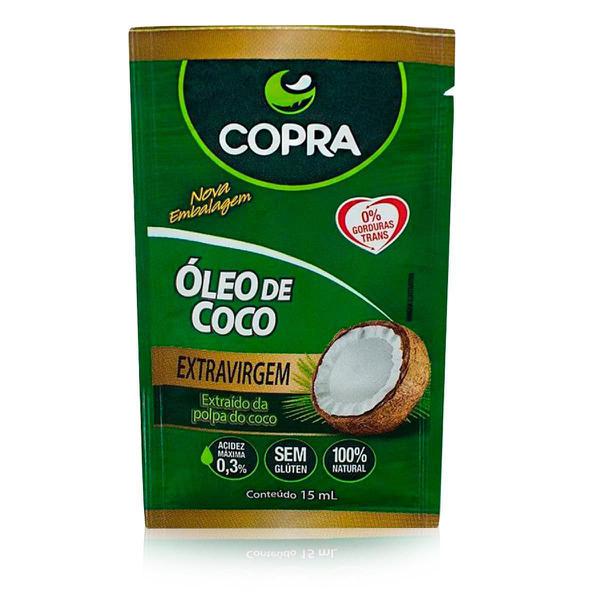 Óleo de Coco Extra Virgem Sachê 15ml - kit com 5 - Copra
