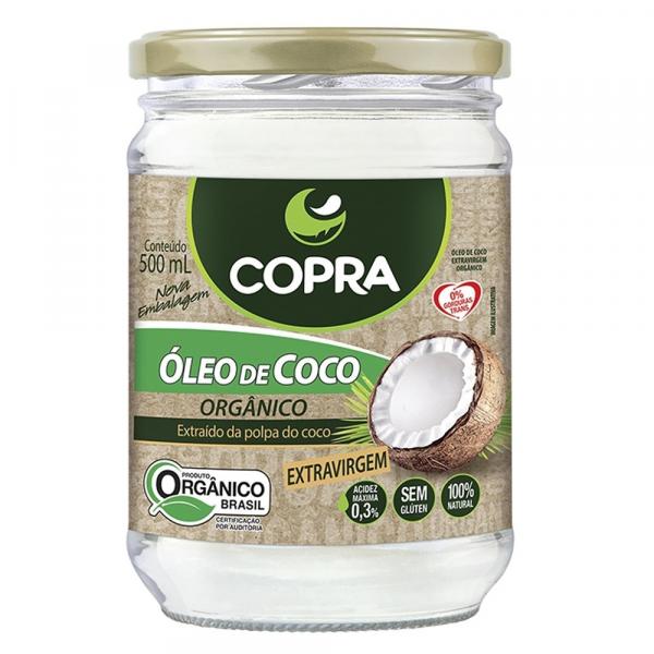 Óleo de Coco Extravirgem Orgânico 500ml Copra