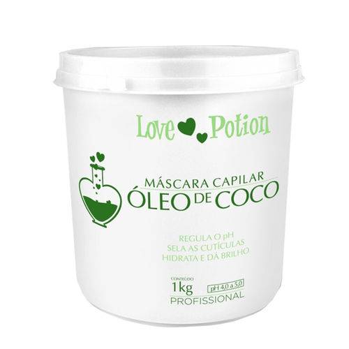 Óleo de Coco Love Potion Cosmetic Máscara de Hidratação 1kg