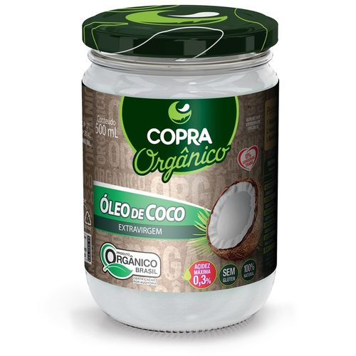 Óleo de Coco Orgânico 500ml - Copra