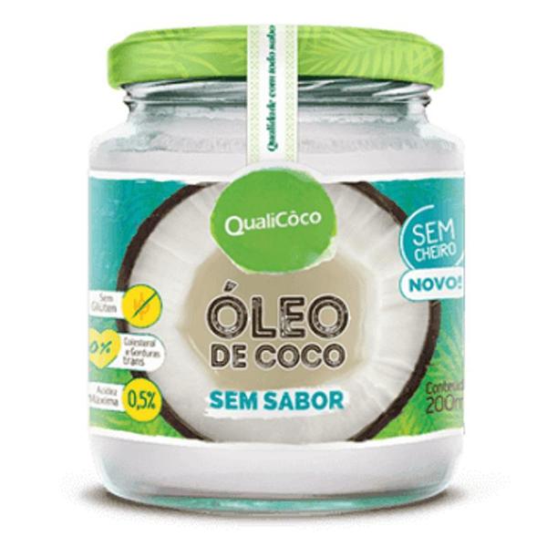 Óleo de Coco Sem Sabor 200ml - Qualicoco