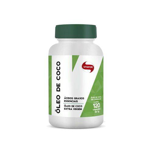 Óleo de Coco Soft Gel 1g 120 Cápsulas - Vitafor